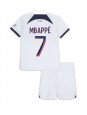 Paris Saint-Germain Kylian Mbappe #7 Dječji Gostujuci Dres kompleti 2023-24 Kratak Rukavima (+ kratke hlače)